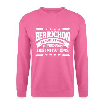 BERRICHON LE SEUL LE VRAI - Sweat-shirt Unisexe - rose - Devant