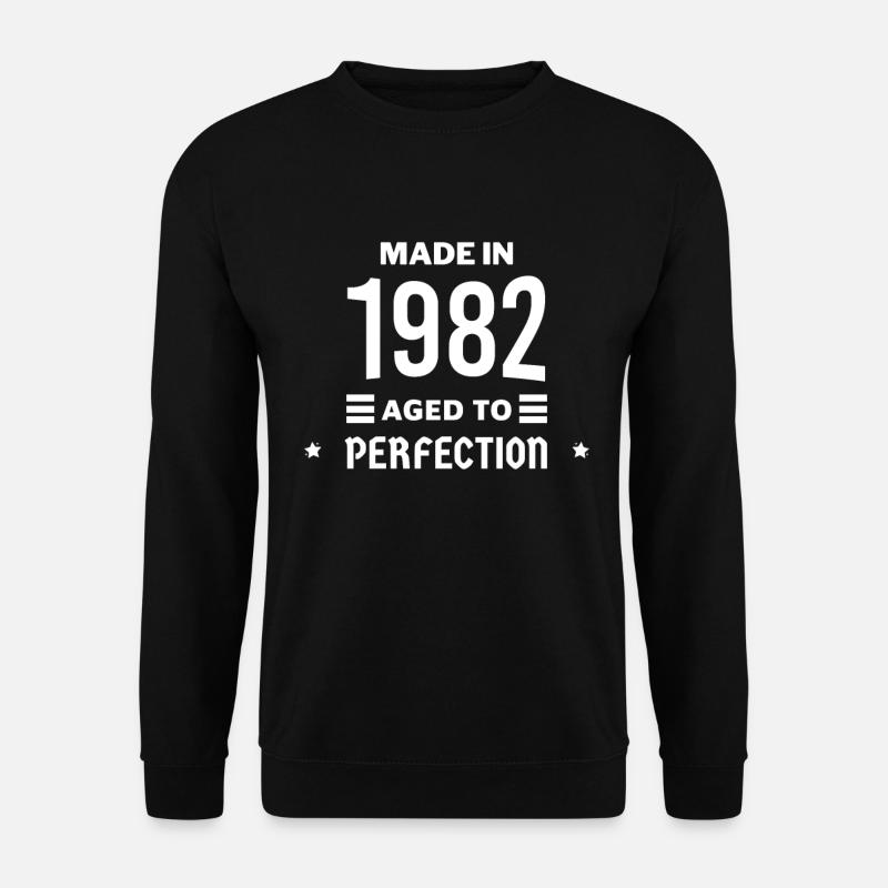 Perfekt gealtert 1982 - Unisex Pullover - Schwarz