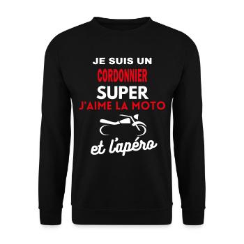 je ne suis pas Parfaite Sarah - Sweat-shirt Unisexe - noir - Devant - Alina (178cm) & Michal (187cm)