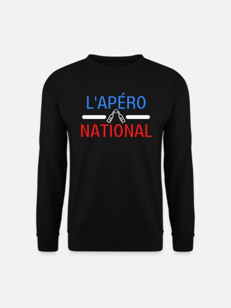 APERO NATIONAL - Sweat-shirt Unisexe - noir