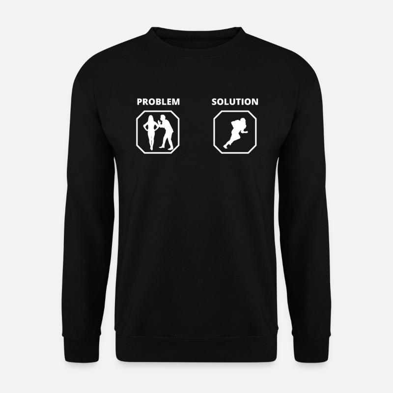 PROBLEM SOLUTION Rugby - Sweat-shirt Unisexe - noir