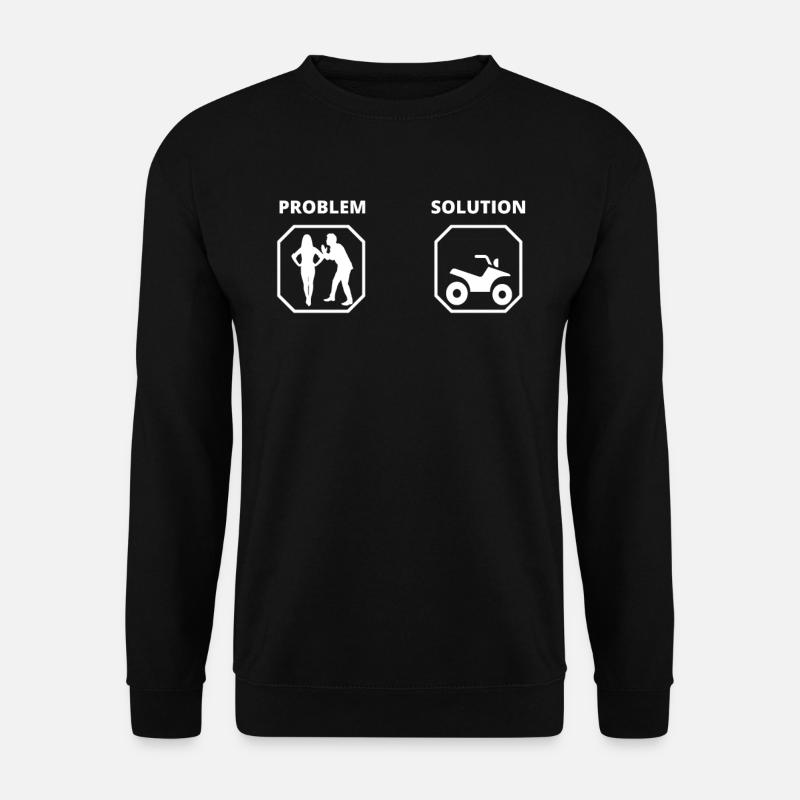 PROBLEM SOLUTION quad - Sweat-shirt Unisexe - noir