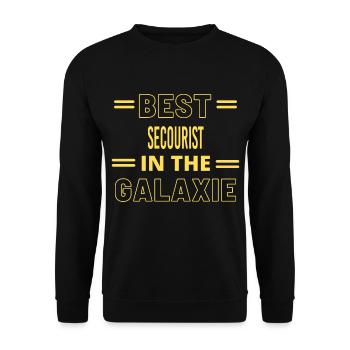 Meilleur secouriste de tous les temps dans la galaxie - Sweat-shirt Unisexe - noir - Devant - Alina (178cm) & Michal (187cm)