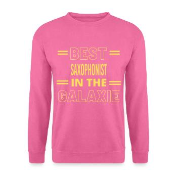 Bester IN THE GALAXIE SAXOPHONIST ALLER ZEITEN - Unisex Pullover - Pink - Vorne