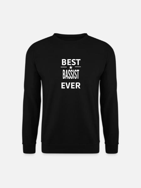 Bester BASSIST aller Zeiten - Unisex Pullover - Schwarz