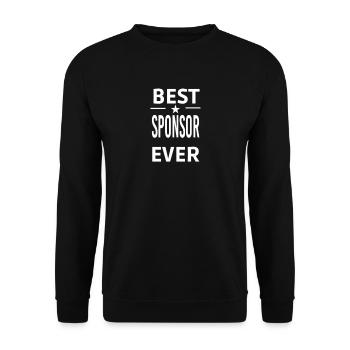 Bester SPONSOR aller Zeiten - Unisex Pullover - Schwarz - Vorne - Alina (178cm) & Michal (187cm)