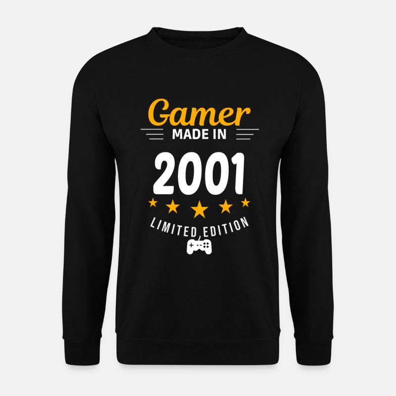 Gamer made in 2001 - Unisex Sweatshirt - black