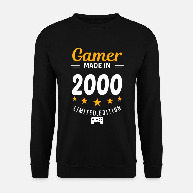 Gamer made in 2000 - Unisex Sweatshirt - black