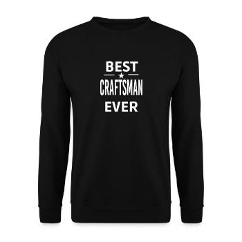 Meilleur ARTISAN de tous les temps - Sweat-shirt Unisexe - noir - Devant - Alina (178cm) & Michal (187cm)