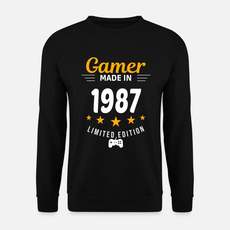 Gamer made in 1987 - Unisex Sweatshirt - black