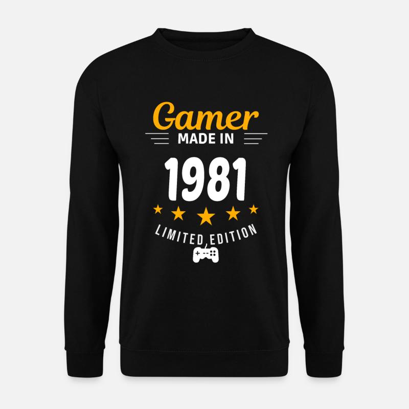 Gamer made in 1981 - Unisex Sweatshirt - black