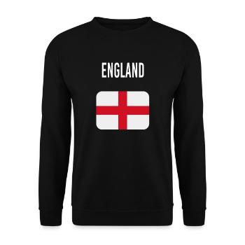 Angleterre FLAG - Sweat-shirt Unisexe - noir - Devant - Alina (178cm) & Michal (187cm)