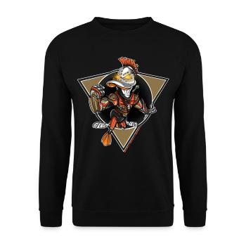 Les DUCKS - Sweat-shirt Unisexe - noir - Devant - Alina (178cm) & Michal (187cm)