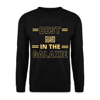 Best Ever IN THE GALAXIE GUARD - Unisex Sweatshirt - black - Front - Alina (178cm) & Michal (187cm)