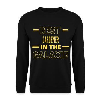 Le meilleur jardinier de tous les temps dans la galaxie - Sweat-shirt Unisexe - noir - Devant - Alina (178cm) & Michal (187cm)