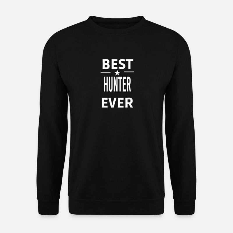 Best Ever HUNTER - Unisex Sweatshirt - black