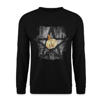 Ail de l’Enfer - Sweat-shirt Unisexe - noir - Devant - Alina (178cm) & Michal (187cm)