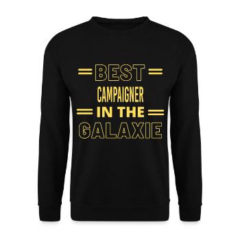 Best Ever IN THE GALAXIE CAMPAIGNER - Sweat-shirt Unisexe - noir - Devant - Alina (178cm) & Michal (187cm)