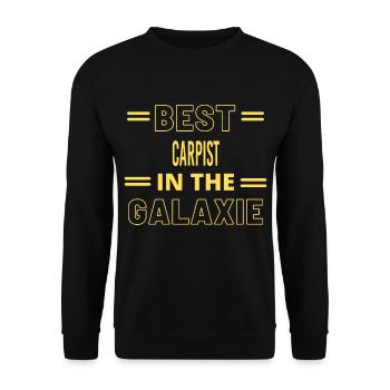 Best Ever IN THE GALAXIE CARPIST - Unisex Sweatshirt - black - Front - Alina (178cm) & Michal (187cm)