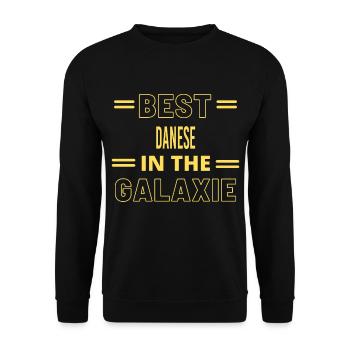 Le meilleur de tous les temps DANS LA GALAXIE DANESE - Sweat-shirt Unisexe - noir - Devant - Alina (178cm) & Michal (187cm)