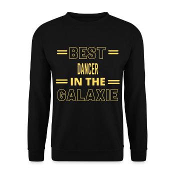 Best Ever IN THE GALAXIE DANCER - Unisex Sweatshirt - black - Front - Alina (178cm) & Michal (187cm)