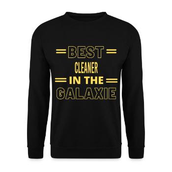 Le meilleur nettoyeur de tous les temps dans la galaxie - Sweat-shirt Unisexe - noir - Devant - Alina (178cm) & Michal (187cm)