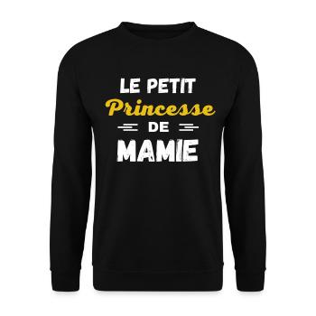 Le prince de mamie - Sweat-shirt Unisexe - noir - Devant - Alina (178cm) & Michal (187cm)