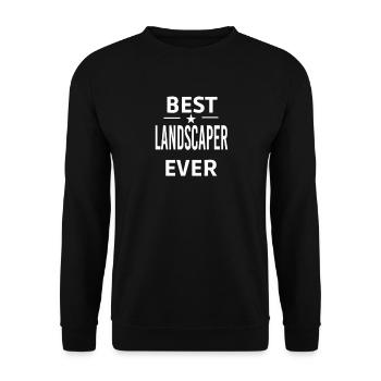 Meilleur PAYSAGISTE de tous les temps - Sweat-shirt Unisexe - noir - Devant - Alina (178cm) & Michal (187cm)