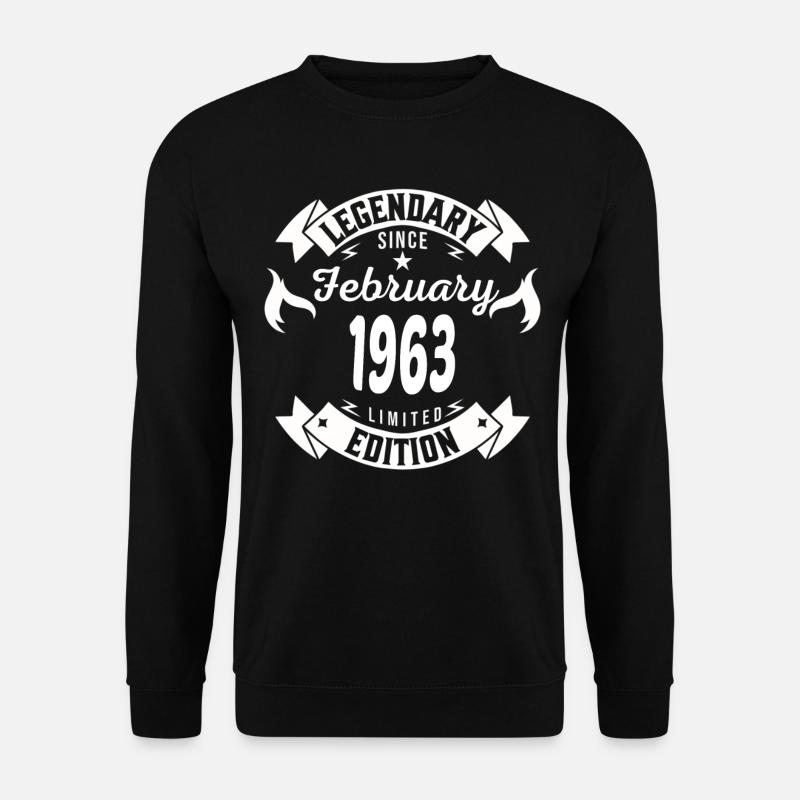 Legendary since february 1963 - Unisex Sweatshirt - black