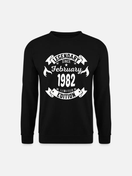 Légendaire depuis février 1982 - Sweat-shirt Unisexe - noir