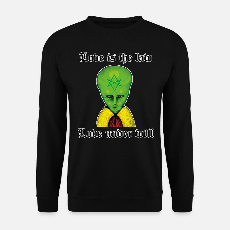 Alien Aiwass LAM - Unisex Pullover - Schwarz