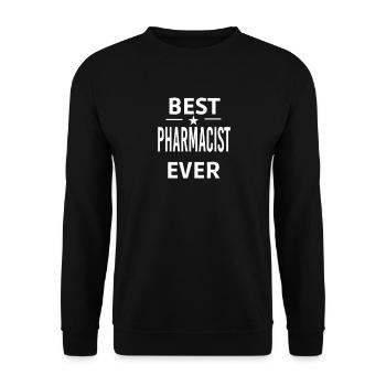 Bester APOTHEKER aller Zeiten - Unisex Pullover - Schwarz - Vorne - Alina (178cm) & Michal (187cm)