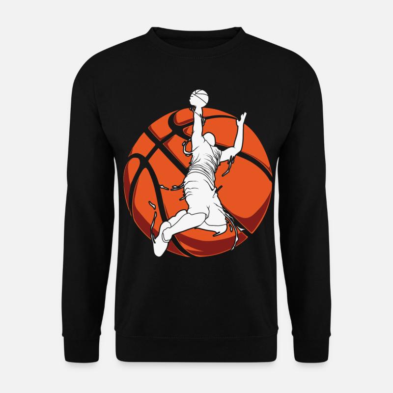 Basketball Basketballer - Unisex Pullover - Schwarz
