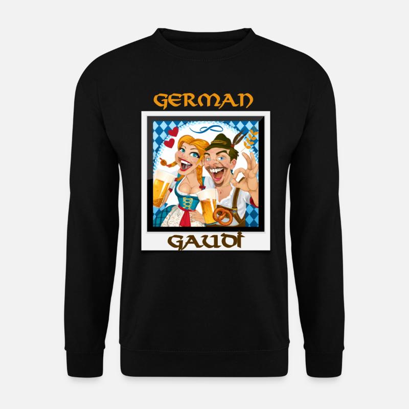 GERMAN GAUDI - Unisex Pullover - Schwarz