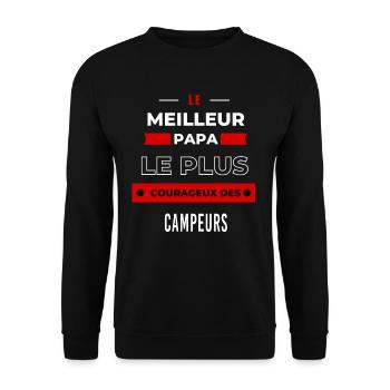 Le meilleur maman plus courageuse des bijoutières - Sweat-shirt Unisexe - noir - Devant - Alina (178cm) & Michal (187cm)