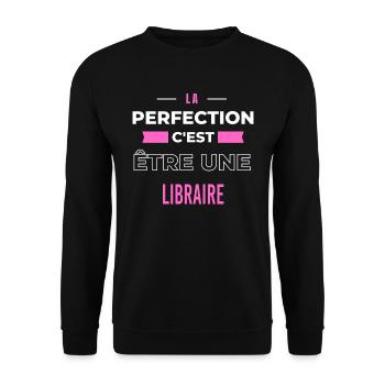 Fier d'être un légendaire GARDE CHASSE HUMOUR - Sweat-shirt Unisexe - noir - Devant - Alina (178cm) & Michal (187cm)