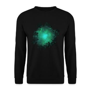 Fireflies in the Woods - Unisex Pullover - Schwarz - Vorne - Alina (178cm) & Michal (187cm)