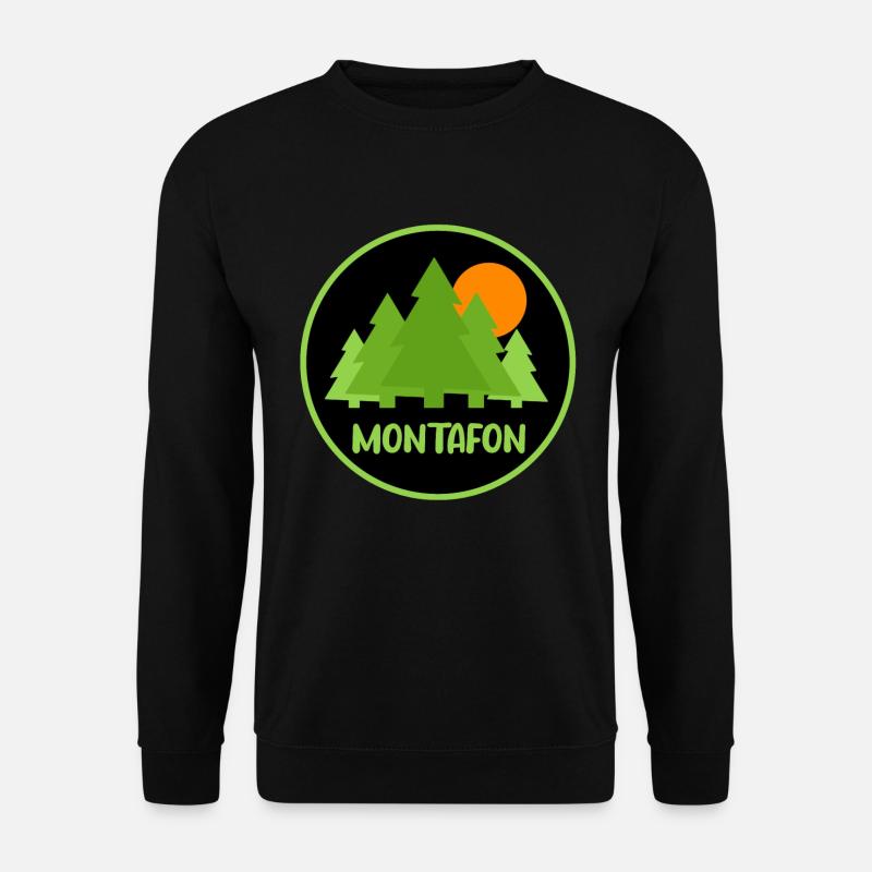 Montafon - Unisex Pullover - Schwarz