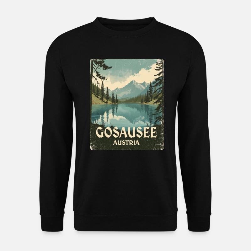 Gosausee - Unisex Pullover - Schwarz