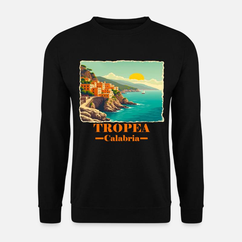 Tropea Calabria orange - Unisex Sweatshirt - black