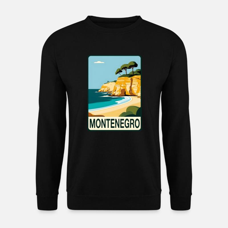 Montenegro - Unisex Pullover - Schwarz