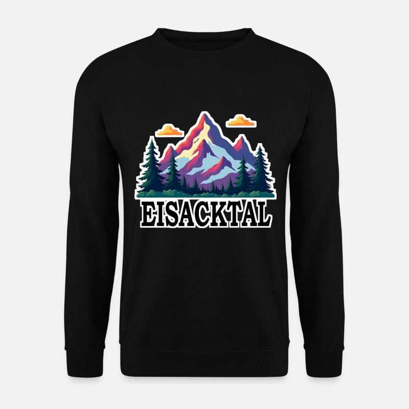 Eisacktal - Unisex Pullover - Schwarz