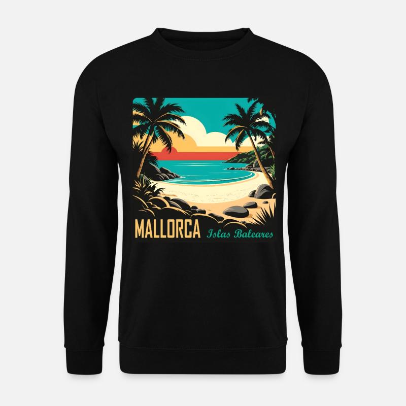 Mallorca Balearen - Unisex Pullover - Schwarz