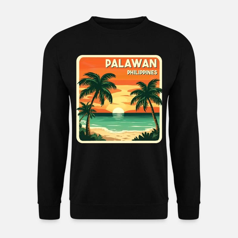 Palawan Philippines - Unisex Sweatshirt - black