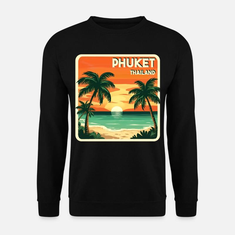 Phuket Thailand - Unisex Pullover - Schwarz
