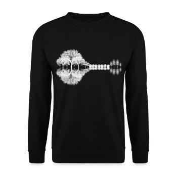 Tree Trees Guitar Guitarist Music Musician Band - Unisex Sweatshirt - black - Front - Alina (178cm) & Michal (187cm)