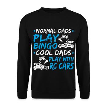 Ferngesteuertes Auto Papa RC Racing - Unisex Pullover - Schwarz - Vorne - Alina (178cm) & Michal (187cm)