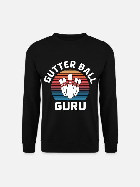 Gutter Ball Guru 15 - Unisex Pullover - Schwarz