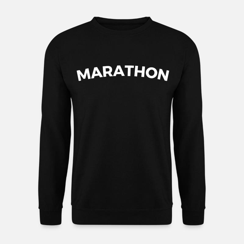marathon - Unisex Sweatshirt - black