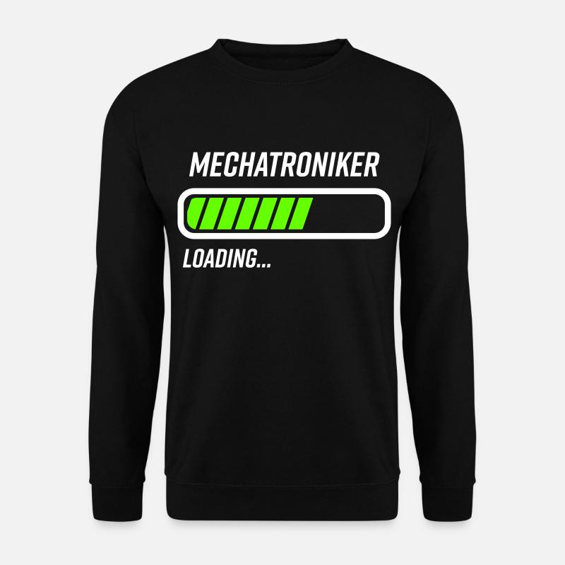 Mechatroniker Loading Ladebalken - Unisex Pullover - Schwarz